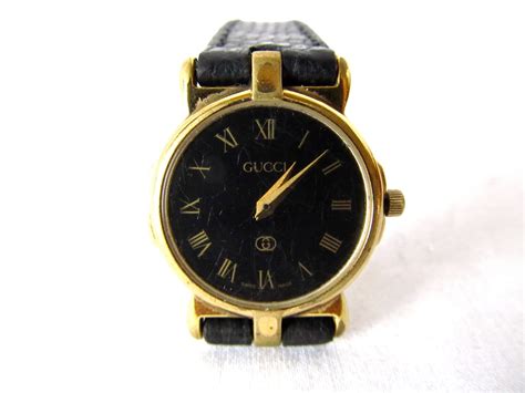 gucci watch retro 20yrs ago|vintage Gucci watch 1980s.